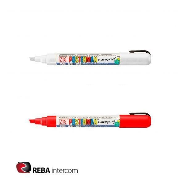 Rotulador Permanente Base Agua Blanco 1mm Posterman