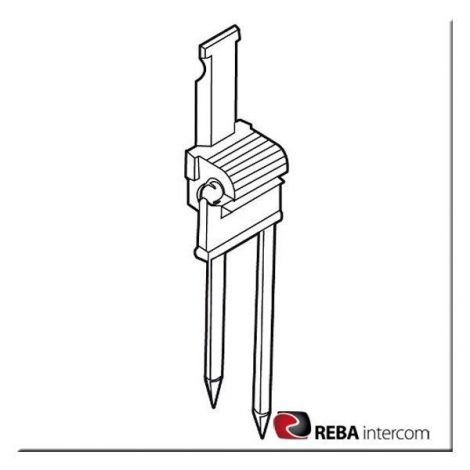 Pincho doble Orientable
