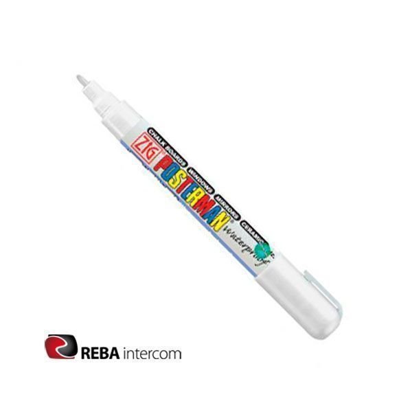 Rotulador Permanente Base Agua Blanco 1mm Posterman